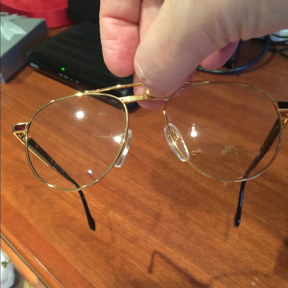 S.T. DuPont 14 karat gold eyeglasses - Picture 6 of 6